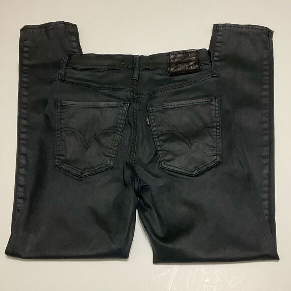 Levis Coated Mile High Super Skinny, Black 5Pocket Jeans, 25 - Picture 4 of 12